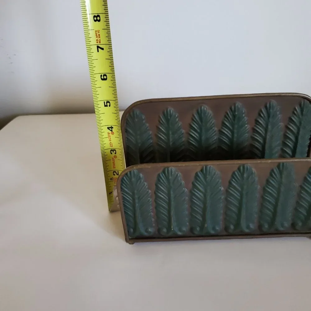 Pier 1 Metal Feather Mail Sorter Holder